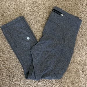 Lululemon gray cropped leggings
